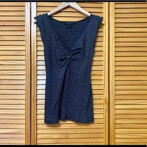 Sparkly Flutter Sleeve Top